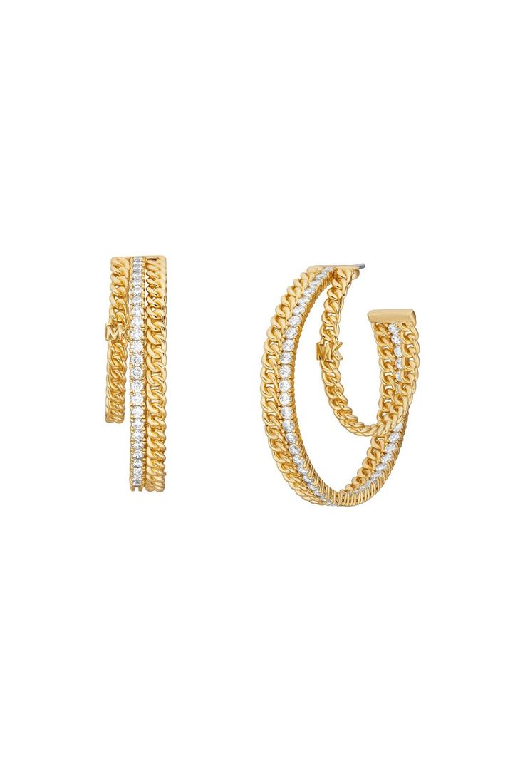 Argollas Michael Kors Dorado Mujer-0