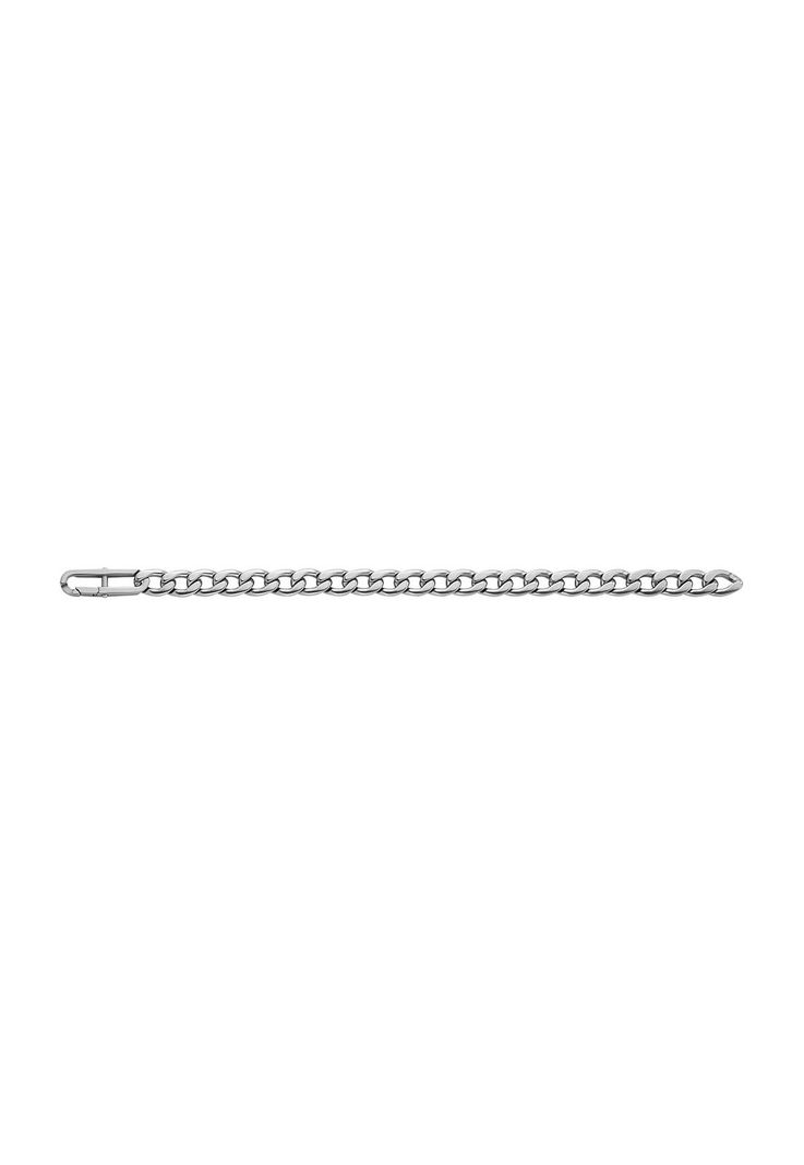 Pulsera Fossil  JF04770040 Plateado Hombre-1