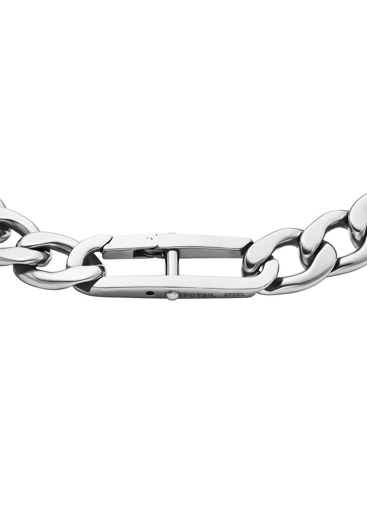 Pulsera Fossil  JF04770040 Plateado Hombre-2