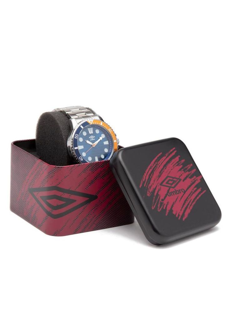 Reloj Umbro Plus UMBP-4100-5 Plateado Hombre-1