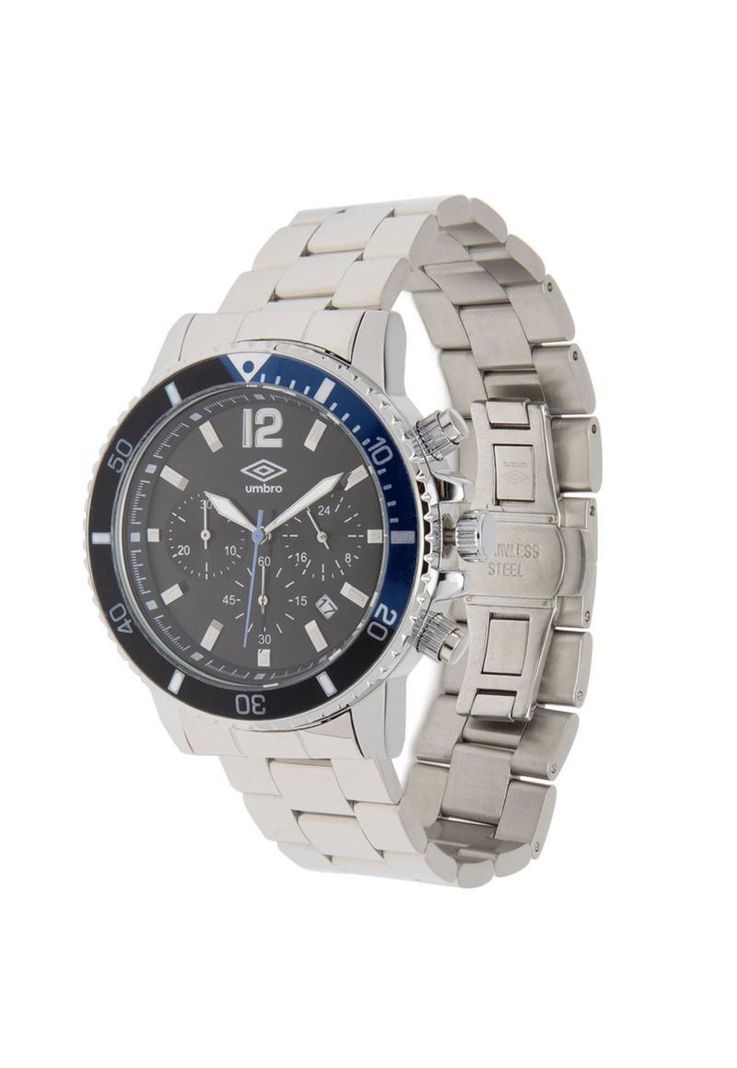 Reloj Umbro Plus UMBP-4200-3 Plateado Hombre-2
