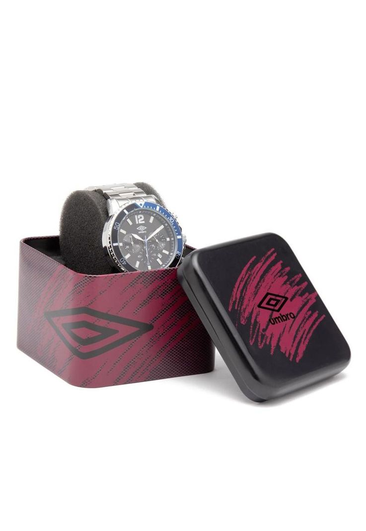 Reloj Umbro Plus UMBP-4200-3 Plateado Hombre-3