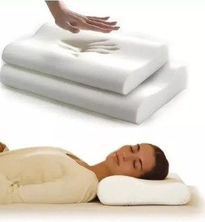 PACK Almohada Cervical Viscoelástica + Almohada Ortopédica cojín Piernas Memory terapeúticas-4