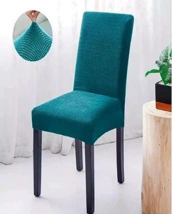 Funda Para Silla Cuadrille Elastizada Turquesa , Set de 6 fundas cuadrilla para sillas-0