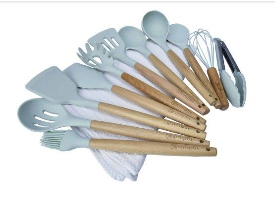 Utensilios cocina madera y silicona-1