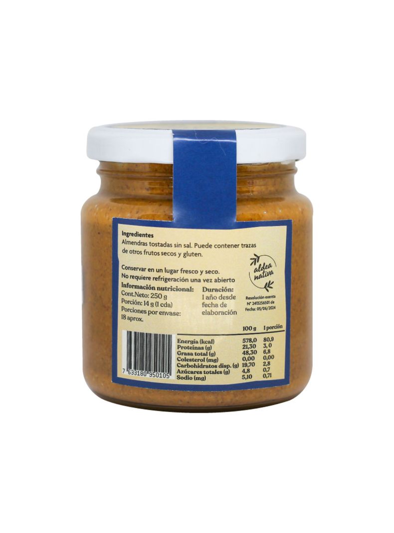 Mantequilla de Almendra 250 gr-1