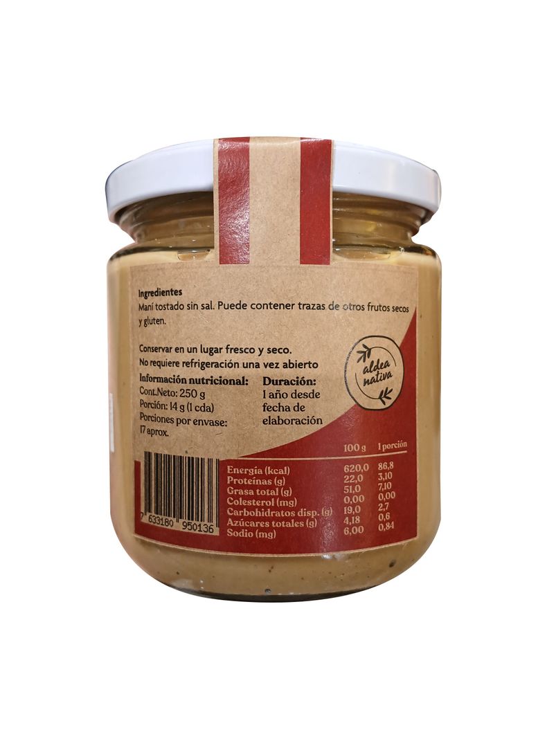 Mantequilla de Maní 250 gr-1