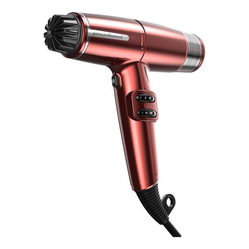 Secador De Pelo Gama IQ Lite Ultra Liviano Profesional Rojo-1