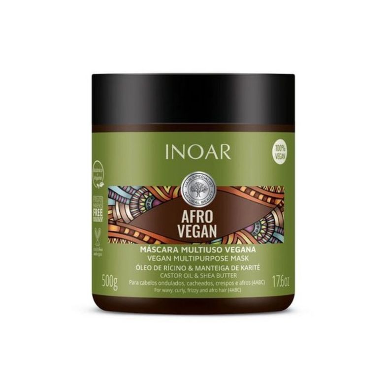 Mascara Afro Vegan Multiuso Vegana Inoar 500g