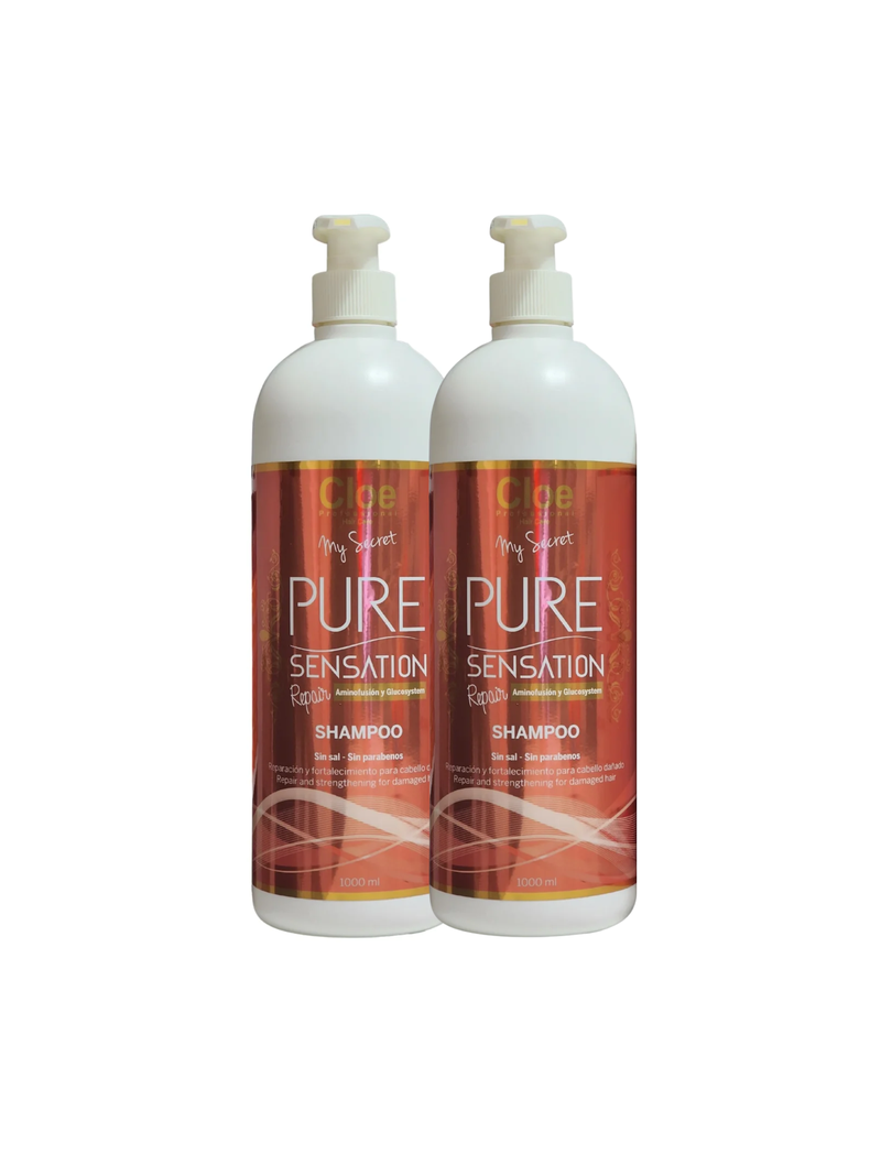 Set x2 Shampoo Pure Sensation Repair Cloe 1000ml