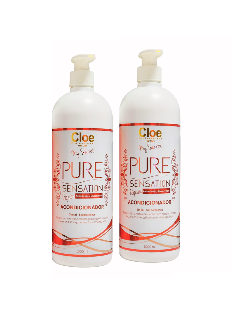 Set x2 Acondicionador Pure Sensation Repair Cloe 1000ml