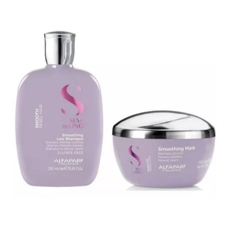 Set Shampoo Y Mascara Smoothing Semi Di Lino Alfaparf