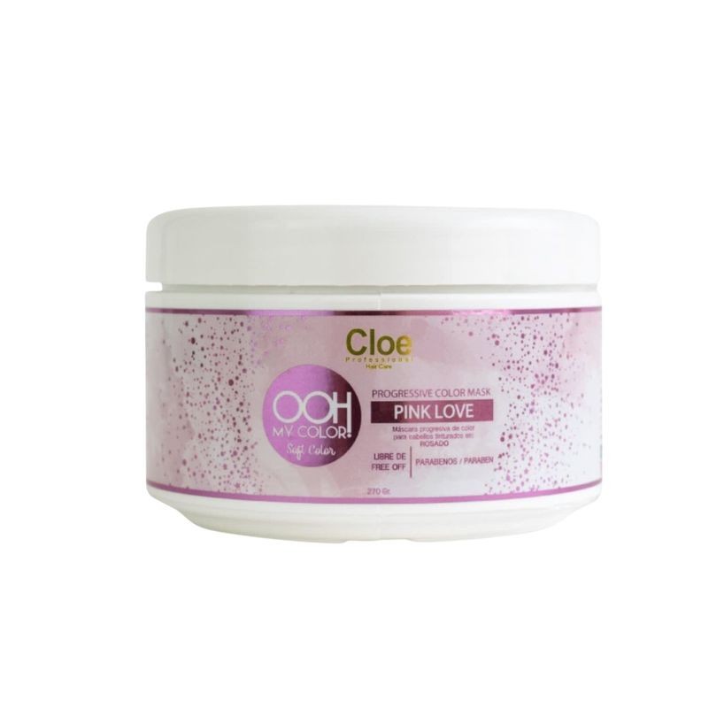 Mascara Ooh My Color Pink Love 270g Cloe Profesional