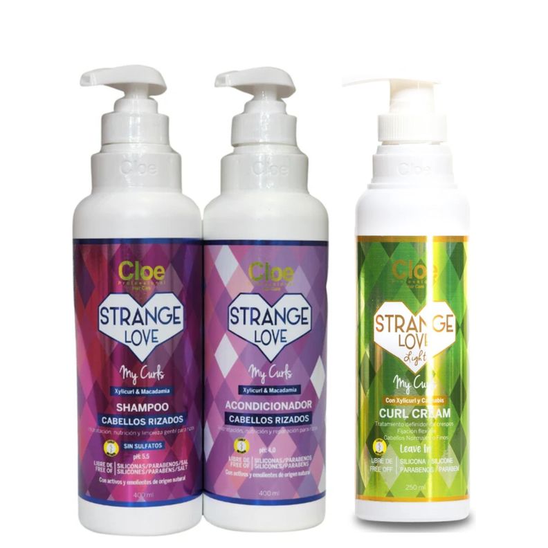 Set Sh Aco Definidor De Rizos Strange Love Light Cloe
