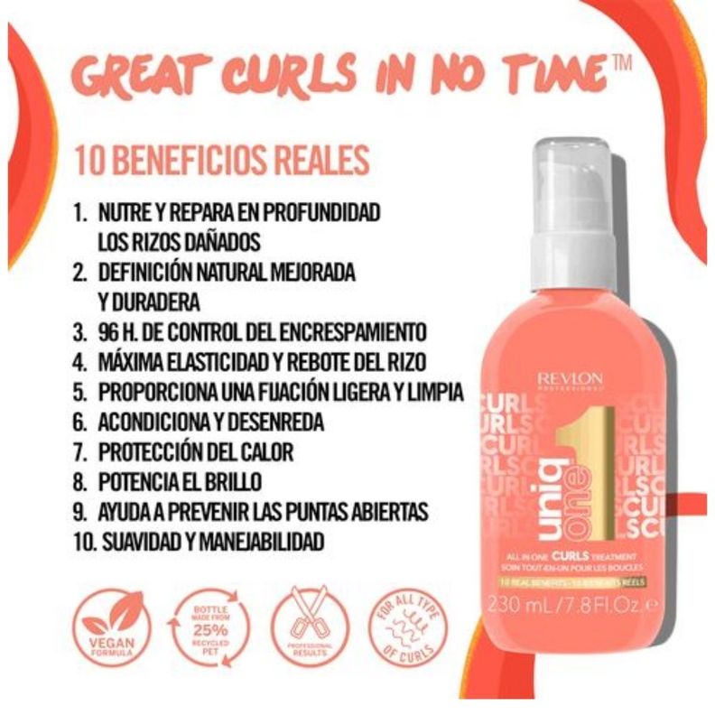 Uniq One Curls Tratamiento Para Rizos Revlon 230ml-1
