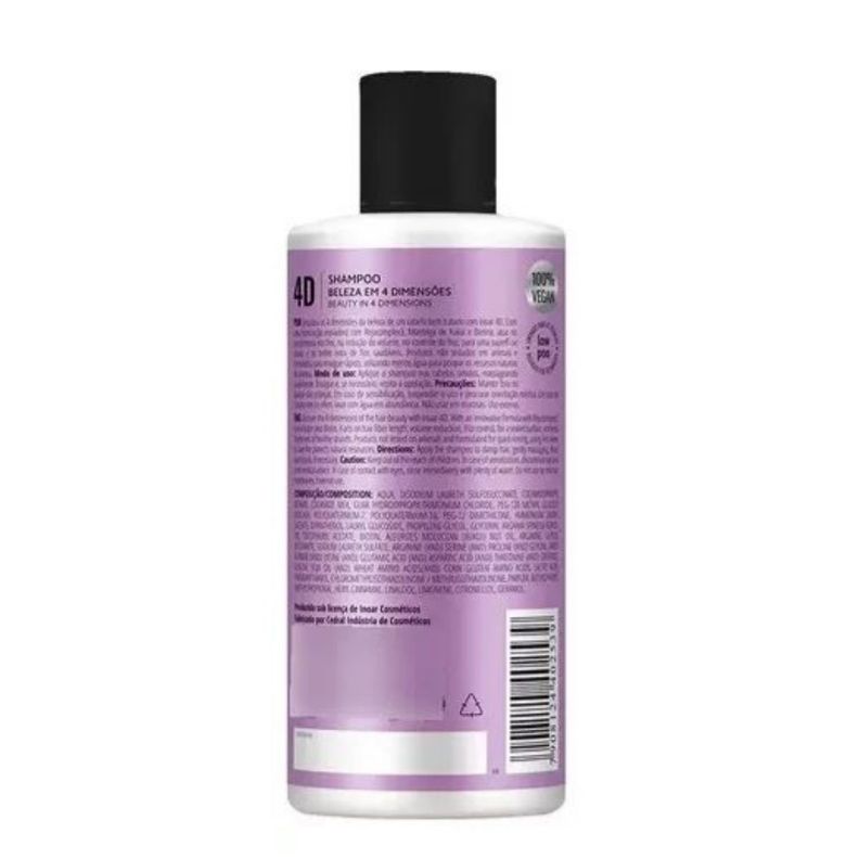 Shampoo 4D Inoar 400ml-1