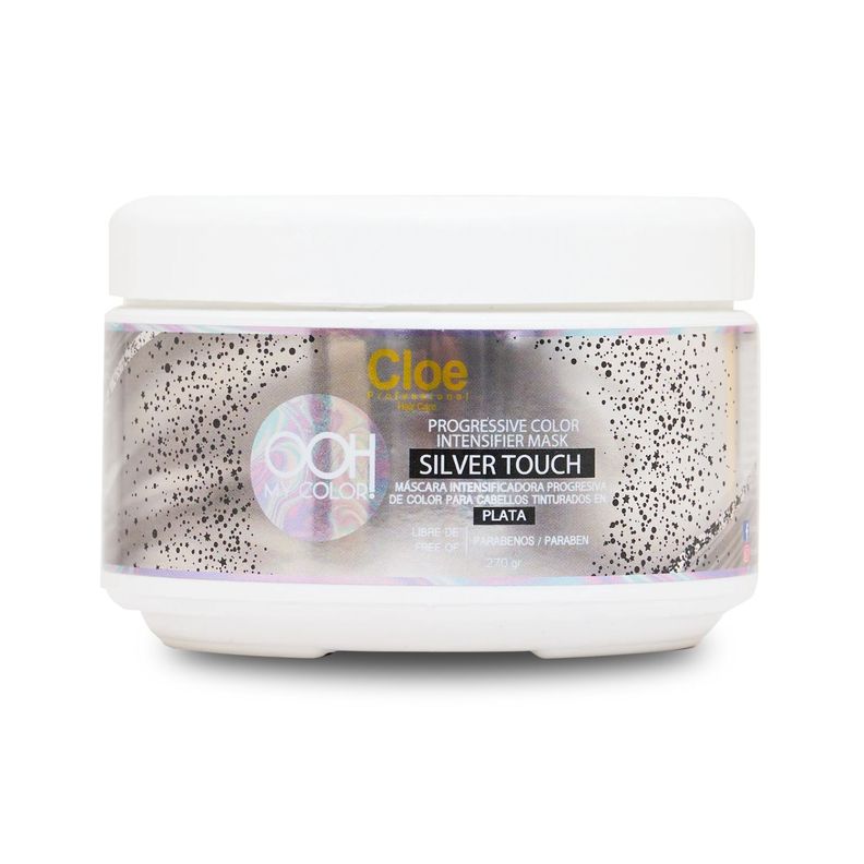 Mascara Ooh My Color Silver Touch 270gr Cloe Profesional