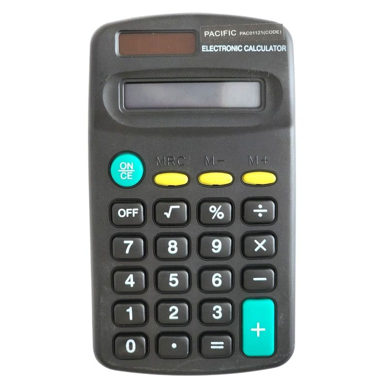 Calculadora Electrónica 8 dígitos Pac01121 Pacific-0