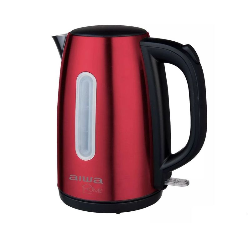 Hervidor Eléctrico Aiwa Acero Inoxidable 1,7L Awjd1402r Rojo -0