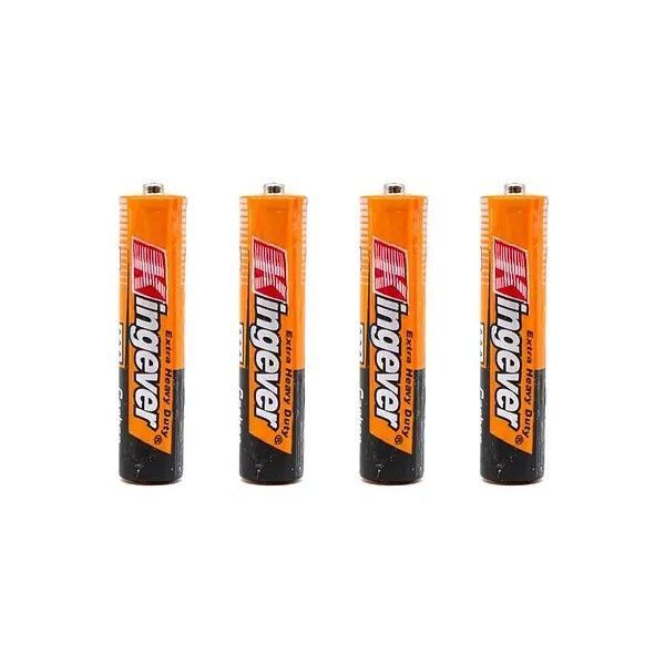Pack 4 Pilas Kingever AAA Carbon Battery R03-1
