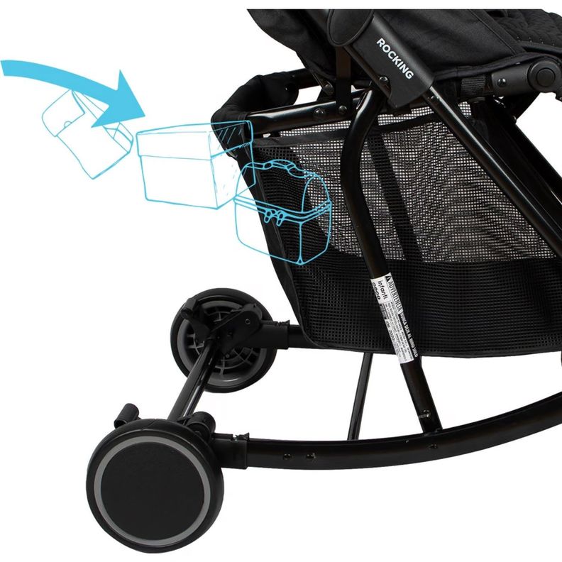Coche Paseo Rocking Gray Infanti-6