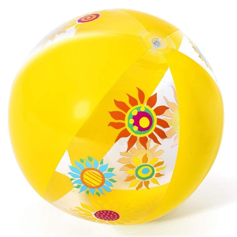 Pelota Inflable Playa Splash 51cm Amarilla Bestway -0