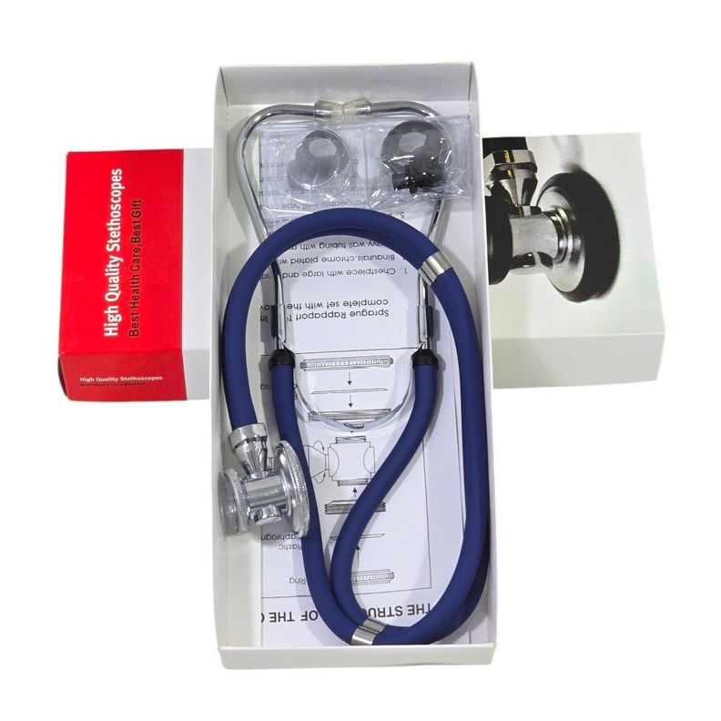 Fonendoscopio Estetoscopio Doble 5 Diafragmas DT-210-6