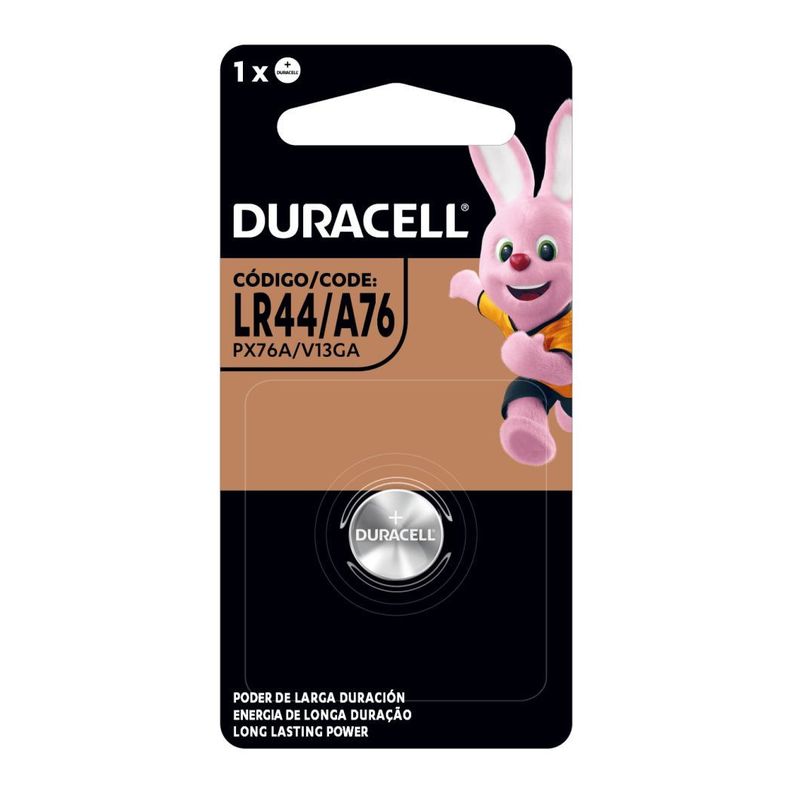 Duracell Pila Tipo Botón Lr44 A76 AG13 -0