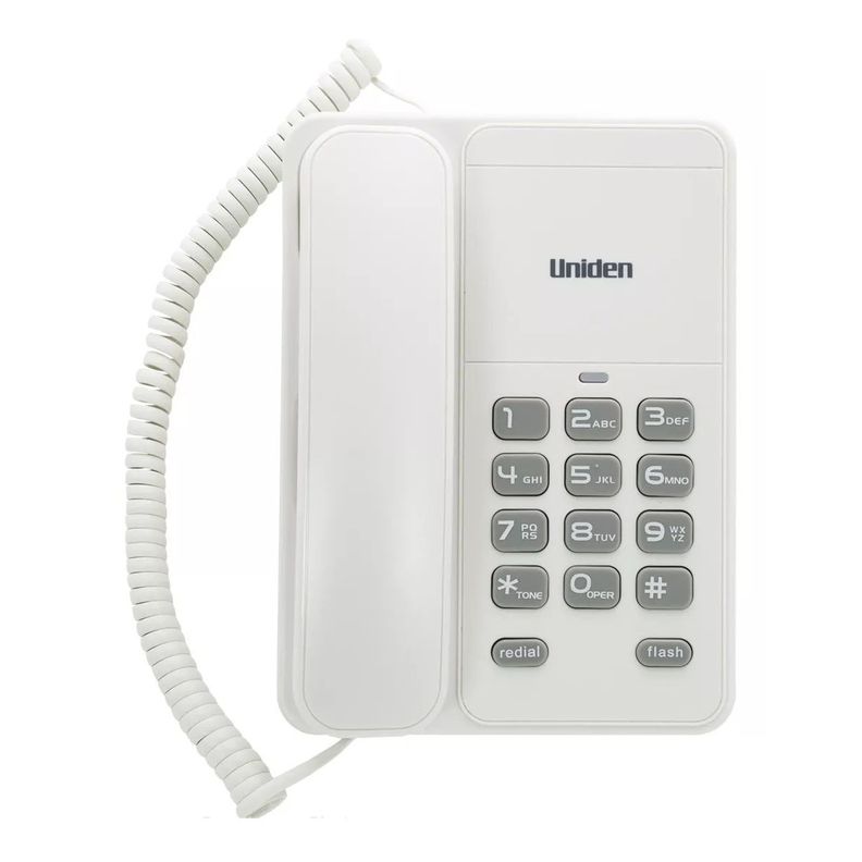 Teléfono Fijo Sobremesa Uniden AS7202 Blanco-1