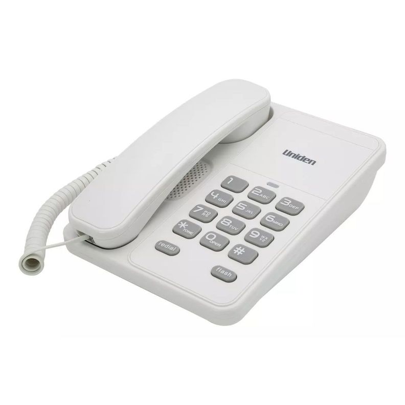 Teléfono Fijo Sobremesa Uniden AS7202 Blanco-0