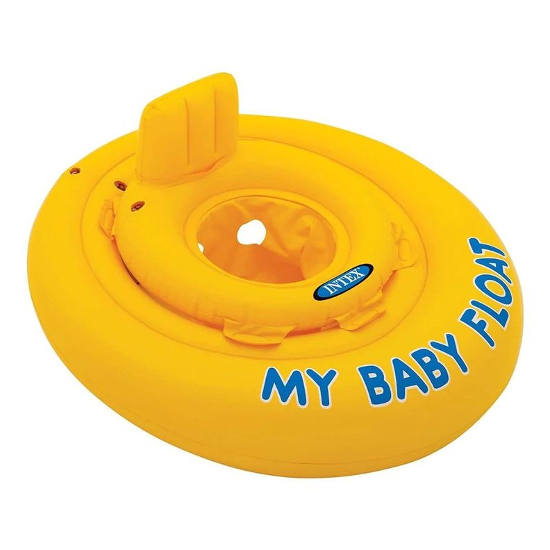 Flotador Inflable Circular Para Bebé Intex My Baby Float 70cm-0