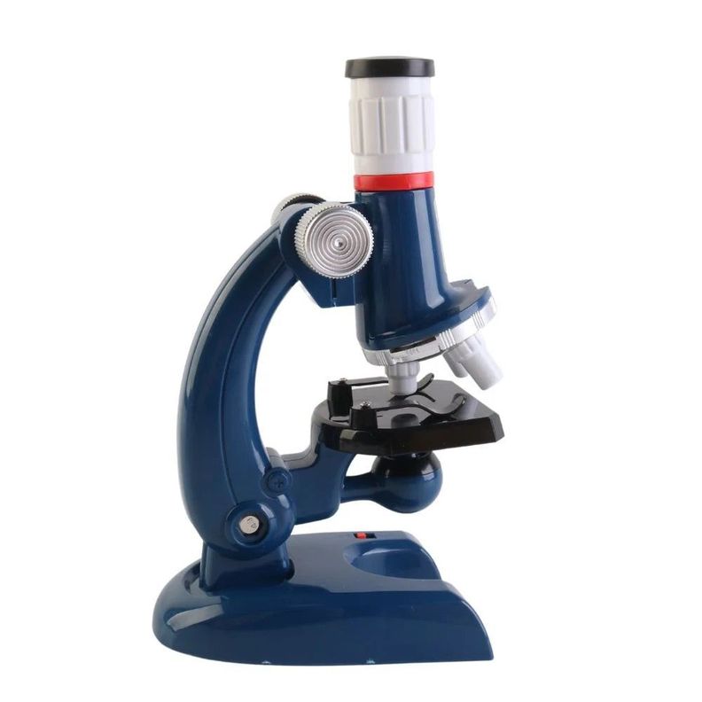 Microscopio Educativo Para Niños Azul 100x400x1200-1