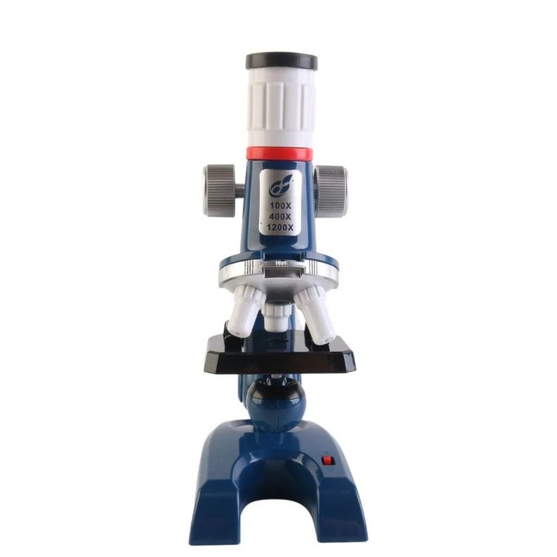 Microscopio Educativo Para Niños Azul 100x400x1200-4