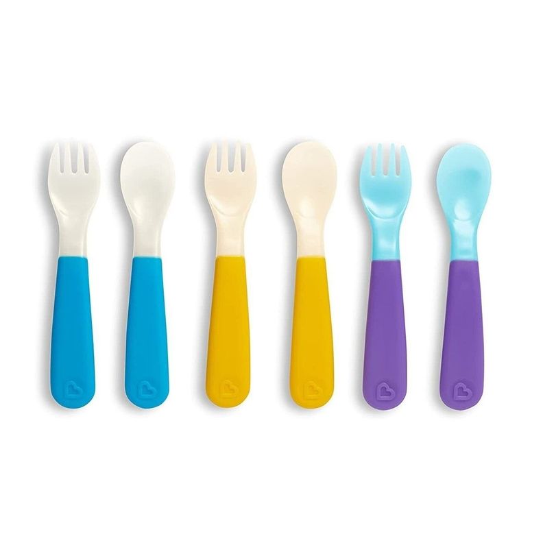 Set Tenedor Y Cucharas Cambian De Color 6pcs Munchkin-2
