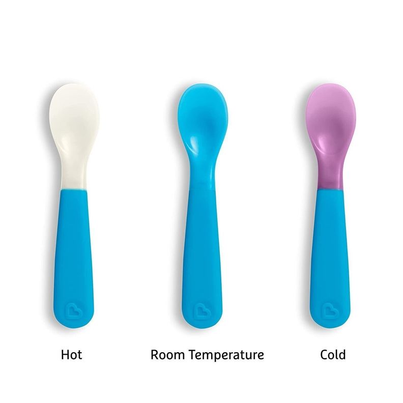 Set Tenedor Y Cucharas Cambian De Color 6pcs Munchkin-3