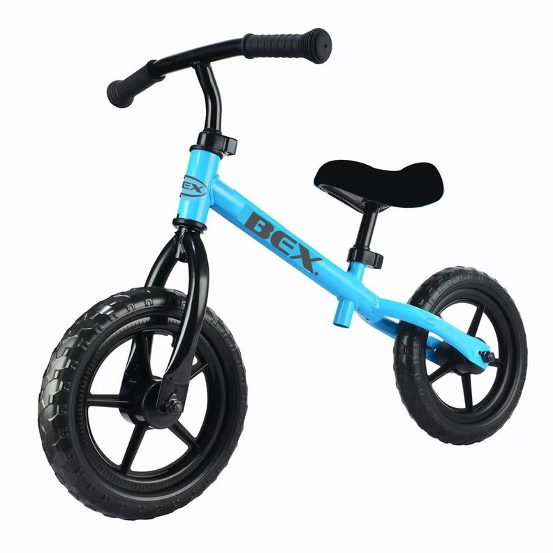 Bicicleta Acero Equilibrio Aprendizaje Sin Pedal Azul Bex-2