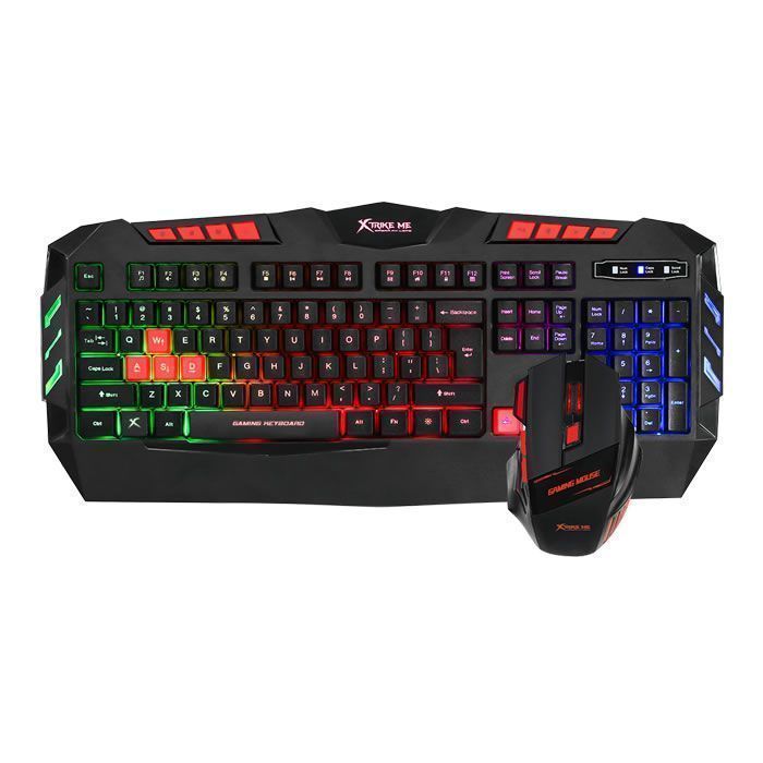 Kit Gamer Teclado y Mouse Xtrike Me MK-803KIT-0