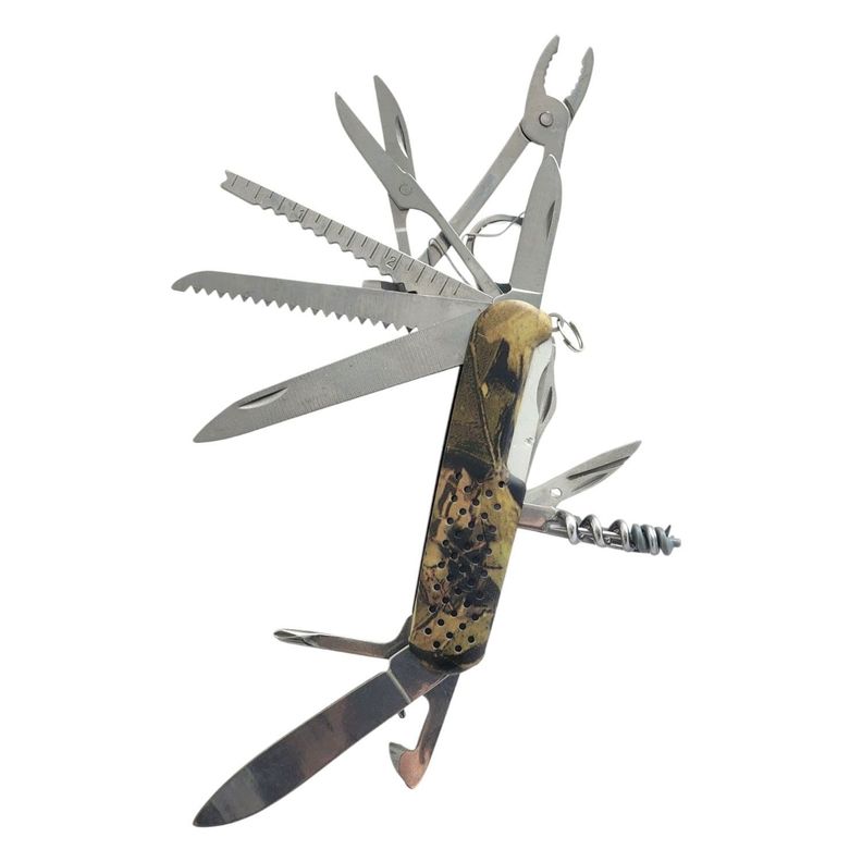 Navaja Multiusos Militar 15 en 1 Camuflado 13507-0