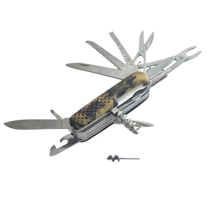 Navaja Multiusos Militar 15 en 1 Camuflado 13507-4