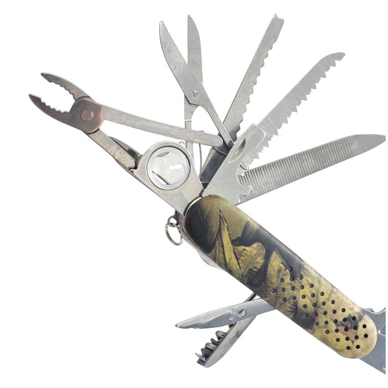Navaja Multiusos Militar 15 en 1 Camuflado 13507-5