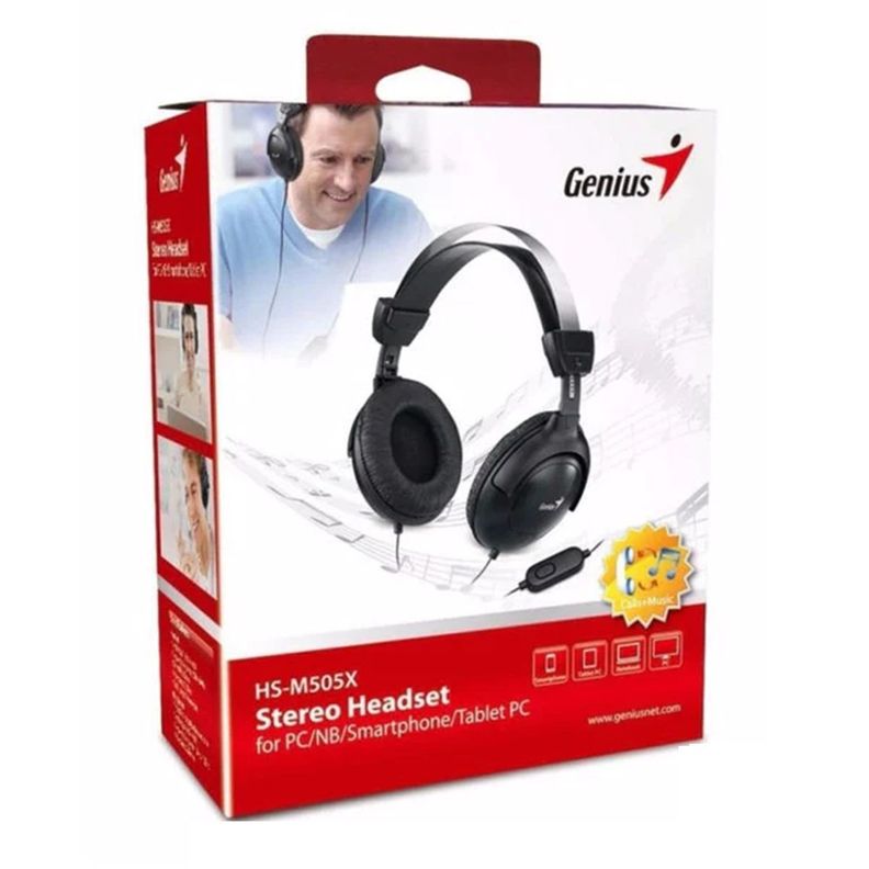 Audífonos Genius HS-M505X Headset Jack 3.5mm-2