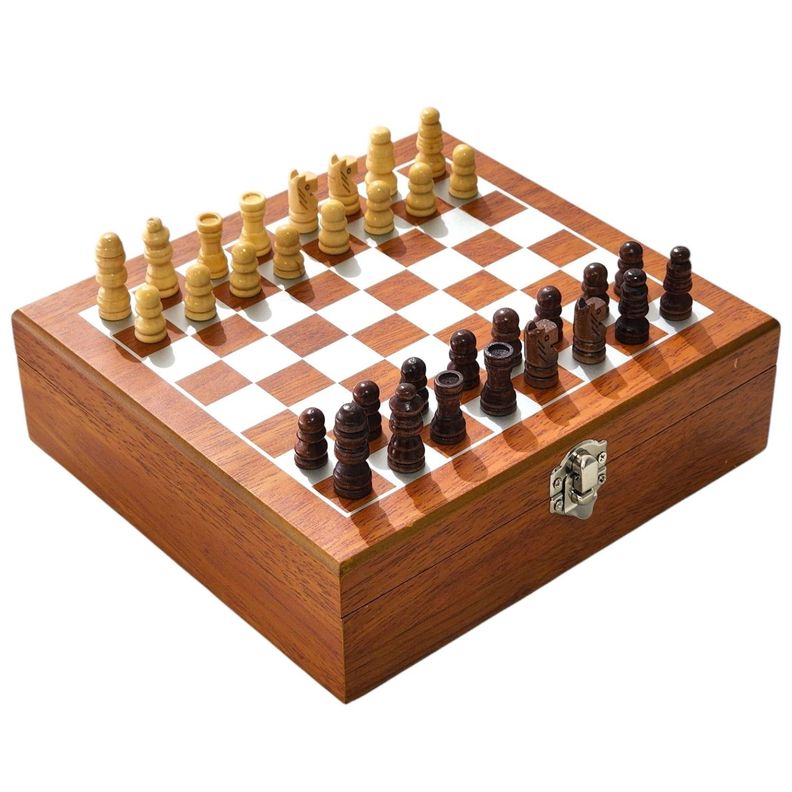 Set Juego de Ajedrez Con Petaca 8oz y 3 Accesorios 14145-3