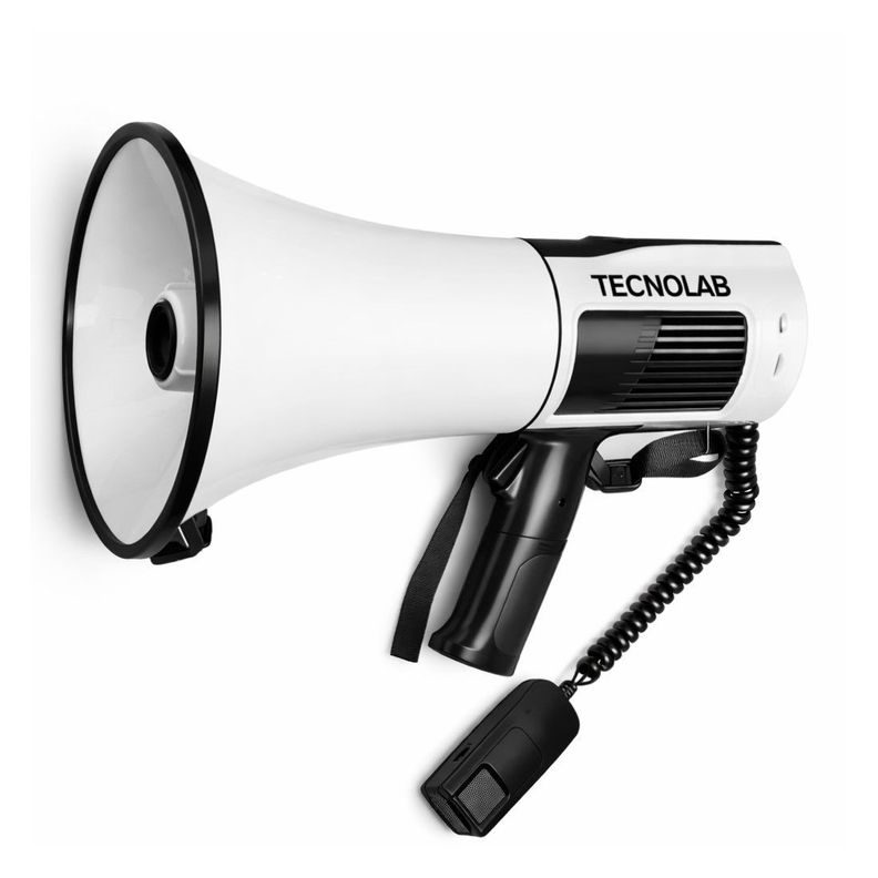Megafono Portatil Tecnolab TL852 Recargable BT 50w 400m