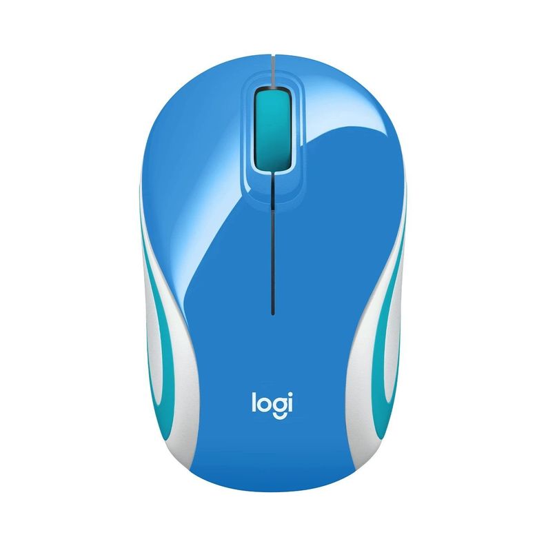 Mouse Inalambrico Logitech M187 Azul-0