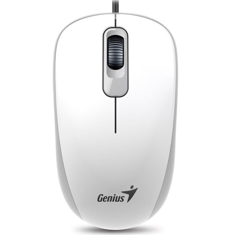Mouse Óptico USB DX-110 Genius 3 Botones Blanco-0