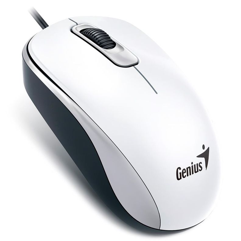 Mouse Óptico USB DX-110 Genius 3 Botones Blanco-3