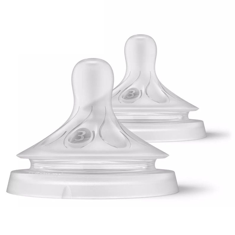 Pack 2 Tetinas Natural 3.0 Avent Flujo Medio 1m+-0