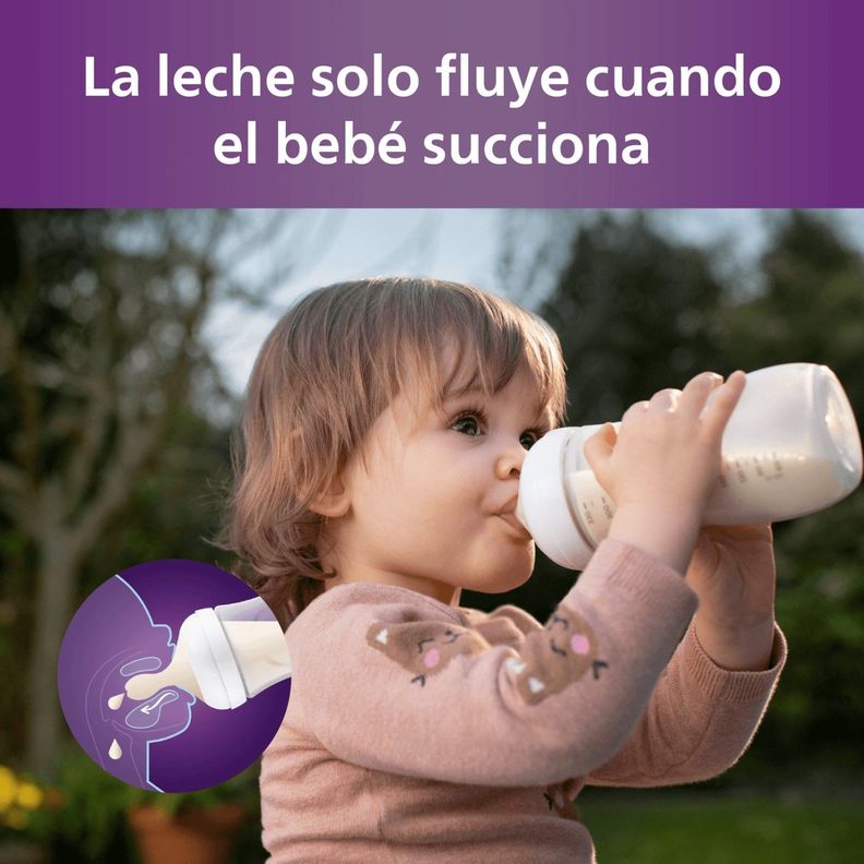 Pack 2 Tetinas Natural 3.0 Avent Flujo Medio 1m+-5