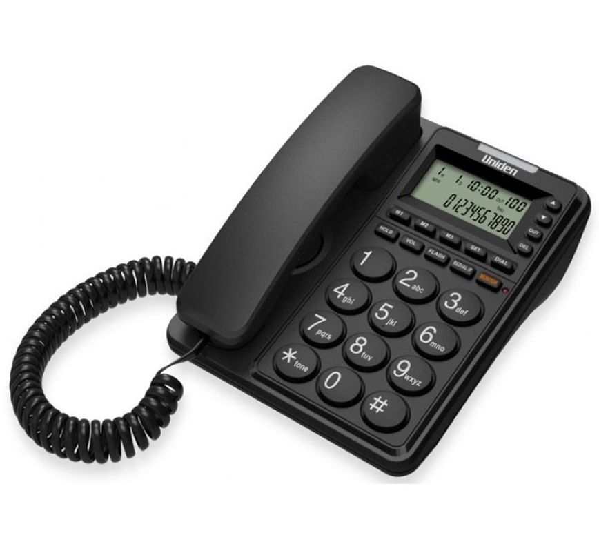 Telefono Fijo Uniden Negro CE6409 Con Visor-1