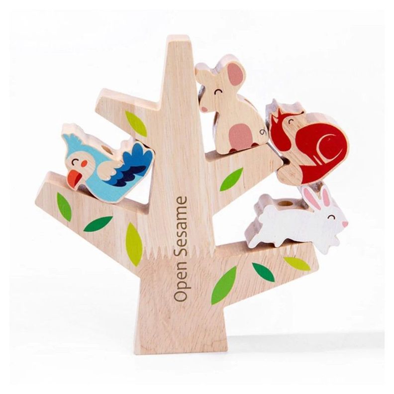 Árbol de Madera Equilibrio Enhebrado Didáctico Montessori-1